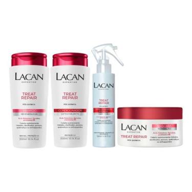 Imagem de Kit Lacan Treat Repair Shampoo Condicionador Spray Mascara
