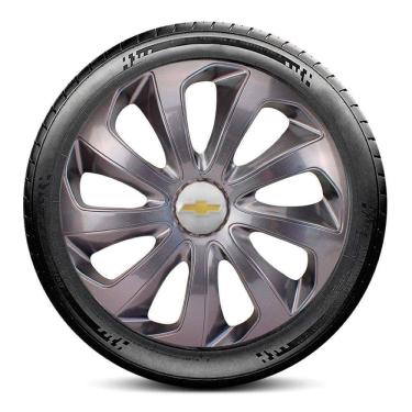 Imagem de Calota LC121 GM Aro 15 Grafite Velox Escolha o carro