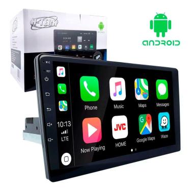 Imagem de Central Multimidia 9&quot; 1 din Android 2 H-Tech HT-9823CA GPS Bluetooth CarPlay/Android Auto 2gb RAM 32gb Memória Interna