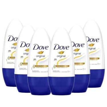 Imagem de Kit 6X 50Ml Desodorante Antitranspirante Roll-On Dove Tradicional 