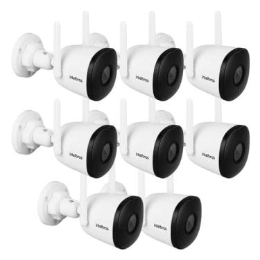 Imagem de Kit 08 Câmeras Inteligente Mibo Externa WiFi Intelbras Full HD 1080P iM5 SC - Com Microfone, IP67