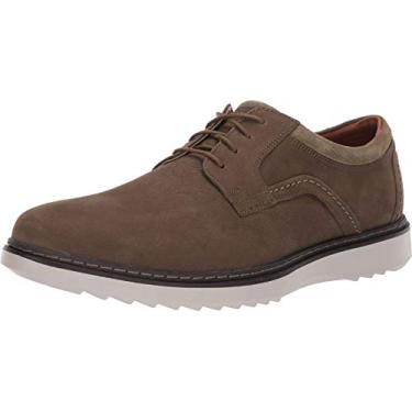 Imagem de Sapato Oxford masculino de renda Un Geo da Clarks, Dark Olive Nubuck, 12 Women/9.5 Men