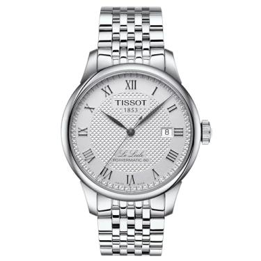 Imagem de Tissot Relógio masculino Le Locle de aço inoxidável cinza T0064071103300