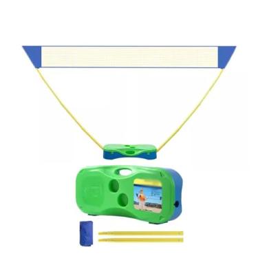 Imagem de Rede De Badminton Leve Com Caixa De Armazenamento, Suporte De Rede De Badminton Dobrável, Para Quintal De Grama De Parque De Campo Esportivo (Color : Green, Size : 3x1.55m/10x5.08ft)