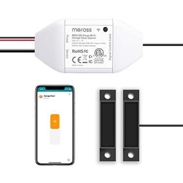 Imagem de Controle remoto inteligente para abridor de porta de garagem, compatível com Apple HomeKit, Amazon Alexa, Google Assistant, SmartThings, vários modos de notificação, sem necessidade de hub