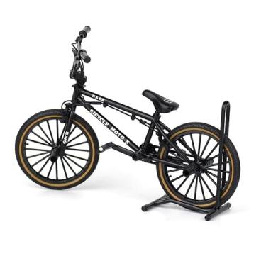 Imagem de Power Toys TECH - Bicicleta de CROSS BMX em Miniatura: Detalhes Autênticos em Escala Reduzida para os Amantes de Bikes 1:8 (Preta)