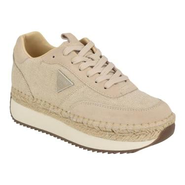 Imagem de GUESS Tênis feminino Stefan, Natural 110, 9.5