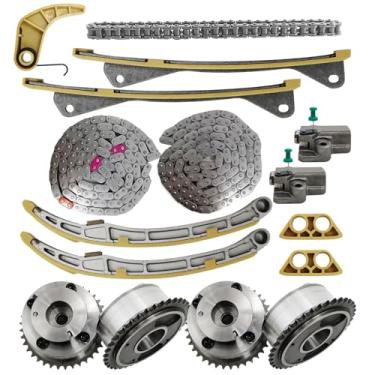 Imagem de Uritue 24322-3CGA1 Kit de corrente de distribuição do motor com engrenagens CVVT de eixo de comando para Hyundai Azera Santa Fe Palisade Genesis G70 G90 Sedan Coupe Kia Cadenza K900 Sedona Sorento