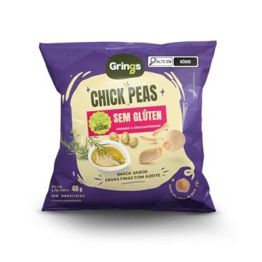Imagem de Snack Chick Peas Ervas Finas com Azeite 40g - Grings