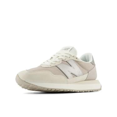 Imagem de New Balance Tênis feminino 237 V1, Bege/Off White, 12