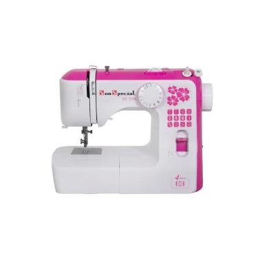 Imagem de Máquina Costura Doméstica Ss-588 220V Mecânica Pink - Sun Special