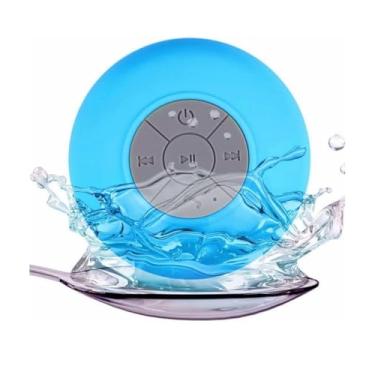 Imagem de Caixa de Som Bluetooth à Prova D'Água, Leve Portatil, Surpreendentemente Alto e Claro. Caixinha de Som, Com Ventosa Para Banheiro e Área Externa Piscina, Caixa para Qualquer Ambiente Premium