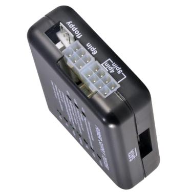 Imagem de MOUDOAUER Testador de fonte de alimentação ATX, dispositivo de teste de computador de 20/24 pinos para SATA, IDE, HDD, ATX, ITX
