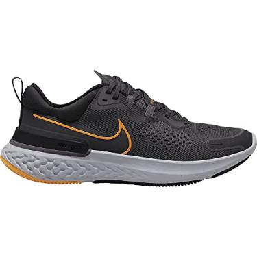 Imagem de Nike Men's React Miler 2 Running Shoe, Medium Ash/Black/Wolf Grey/Kumquat, 10.5 US