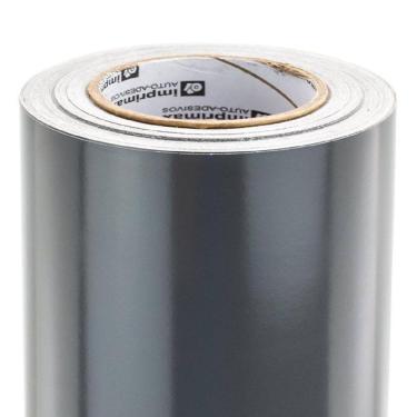 Imagem de Revestimento Adesivo Cinza Esc. Envelopamento Móvel Carro