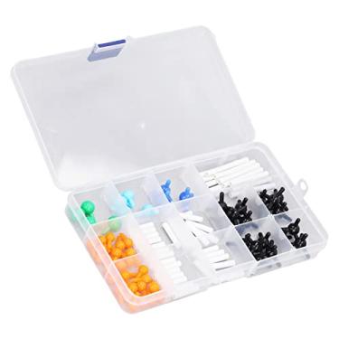 Imagem de Kit de Modelo Molecular de Química, Modelo de Estruturas Micromoleculares Educacionais 3D de Cores Vibrantes para Aprendizagem de Professores, Kit de Modelo de Química Orgânica