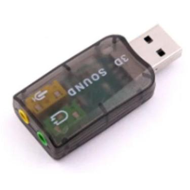 Imagem de Placa Adaptador De Som Usb 5.1 Adapitador Audio Fone Ouvido - A.R Vari