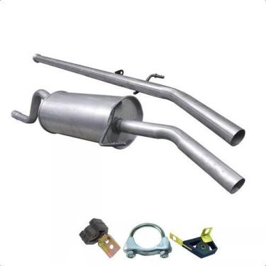 Imagem de Kit Descarga Tubo + Traseiro Clio Sedan 1.0 8v 1999 2012 - ScapJá