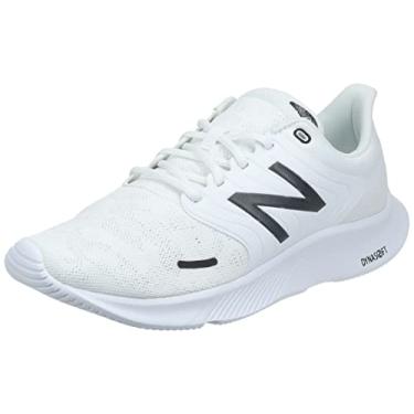 Imagem de New Balance Tênis de corrida masculino Dynasoft 068 V1, Branco/preto, 8.5