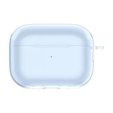Imagem de 2 pacotes transparentes macios TPU capa de fone de ouvido para Airpods Pro 2 2ª geração de silicone,Blue