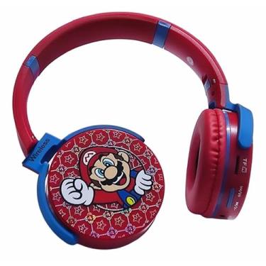 Imagem de Fone de Ouvido Sem Fio Bluetooth Mário Bros (Vermelho)