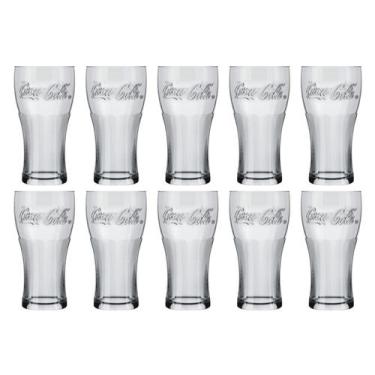 Imagem de Kit 10 Copos Coca Cola Transparente 470ml Nadir - NADIR FIGUEIREDO, CO