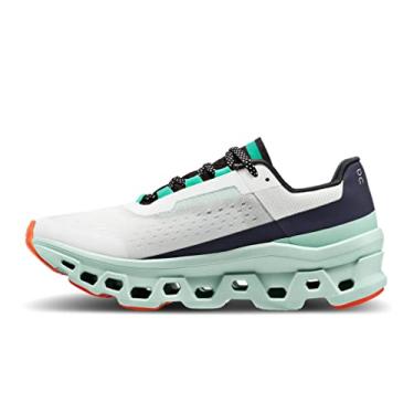 Imagem de On Cloudmonster Tênis feminino, Branco não tingido/riacho, 39