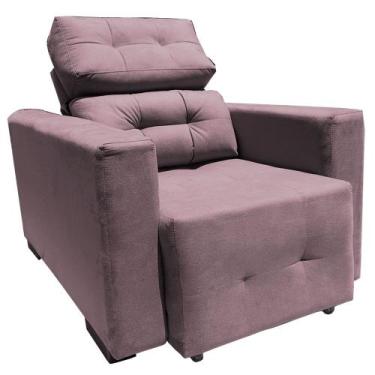 Imagem de  Cadeira Poltrona Reclinável Retrátil Isabelle Consultório Estética Fa