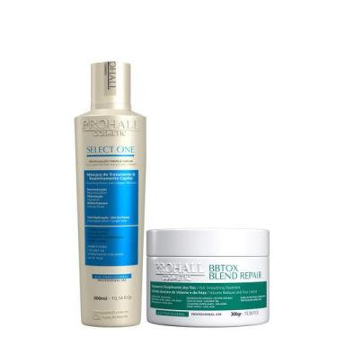 Imagem de Progressiva Select One 300ml + Botox Blend Repair 300g - Prohall