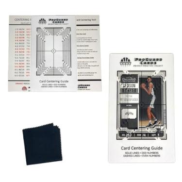 Imagem de ProGuard Cards Centering Tool Kit for Grading Sports Cards & Trading Cards Measuring 2.5 x 3.5 in Size for PSA - BGS & SGC Card Submissions | Card Centering Guide