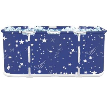 Imagem de STARBRILLIANT Banheira de gelo para atletas, banheira independente de spa adulto para recuperação, piscina de mergulho a frio portátil adequada para jardins, academias, varanda, arena e treinamento de