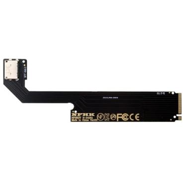 Imagem de Xiwai PCI-E 4.0 4X NVMe M.2 M-Key para Oculink SFF-8612 SFF-8611 Adaptador host para ThinkBook 16+ AMD8845 2024 placa gráfica externa e SSD