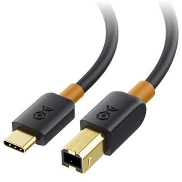 Imagem de Cable Matters Cabo USB B para USB C - 2 m, cabo USBC para USBB, cabo MIDI para USBC, compatível com impressora, scanner, controlador MIDI/teclado/DAC/piano digital Yamaha Casio para iPad, preto