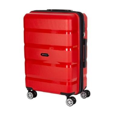 Imagem de Mala De Viagem Média 23kg 4 Rodas Travelux Zurich II M, Vermelho