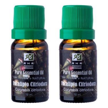Imagem de Kit 2 Óleos Essenciais De Eucalipto Citriodora 10ml - RHR Cosméticos