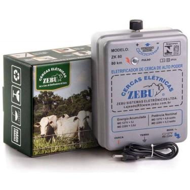 Imagem de Eletrificador Rural Zebu 80km 5J ZK80