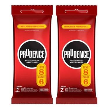 Imagem de 16 Preservativos Masculino Lubrificado Prudence