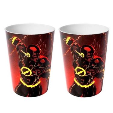 Imagem de 2 Copos do Flash para Sucos Refrigerante Infantil Original Plasútil pa