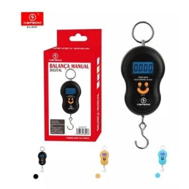 Imagem de Balança Bagagem Digital Mala Mão 50kg Pesca Gancho Portátil - KAP