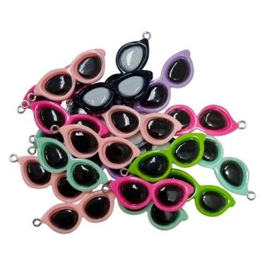 Imagem de Kit com 20 Pingentes diversos modelos Para Fazer Pulseira Colar Brinco