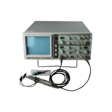 Imagem de Osciloscópio Analógico 20Mhz 2 Canais 30W Bivolt Retangular 6 Reticula