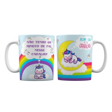 Imagem de Caneca Branca Unicórnio Não Tenho Um Minuto Nesse Car@lh0 - GMH