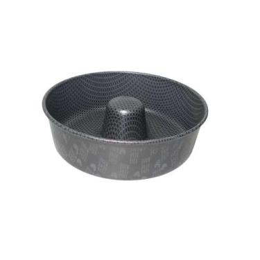 Imagem de Forma Bolo Enjoy Com Tubo 22 Teflon Cinza - Alegrete