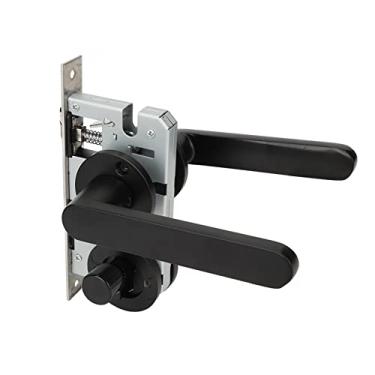 Imagem de Fechadura Mecânica da Porta de Madeira do Quarto Interior-fechadura de Hardware Doméstica Simples e Universal para Portas Interiores (Tipo 2)