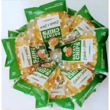 Imagem de Batatas Chips Gourmet. Pack 15 unidades ( sabor:cebola e salsa) - Chip