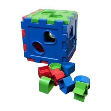 Imagem de Brinquedo Educativo Cubo Didático Encaixar Toy Master