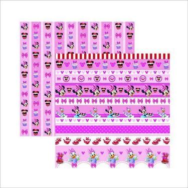 Imagem de Papel Scrap Festa Disney Hora Do ChÁ Com A Minnie 2 Faixas Sdfd109 - T