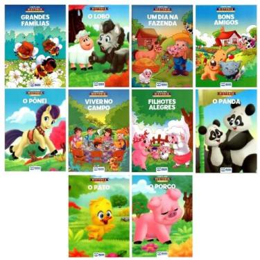 Imagem de Coleção Conte Uma História  10 Livros Com Animais E Fazendinha - Grand