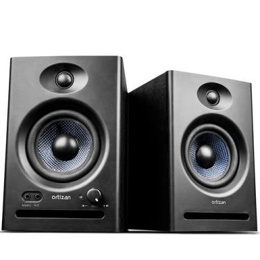 Imagem de Monitores de Estúdio Ortizan C7 - Dual Mode 2.0 Bluetooth 5.3 - Pretos