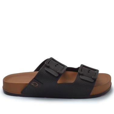 Imagem de Chinelo Cartago Masculino Slide Milão 2 12316, 42, Marrom